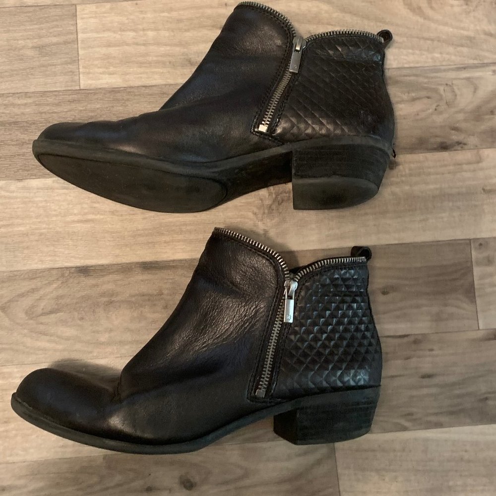 WOMEN'S LUCKY BRAND BLACK DOUBLE BOOT SIZE 11M